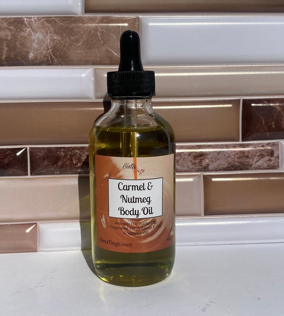 Carmel Nutmeg Body Oil
